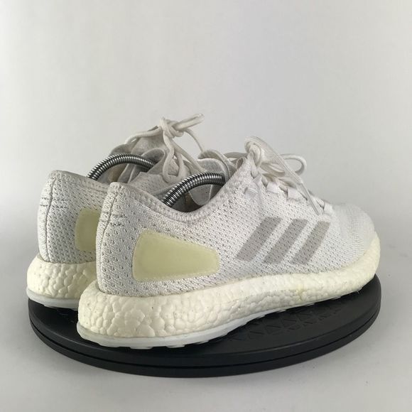 Adidas Pureboost Clima White Athletic Running Shoes BY8897 Men’s Size 10 - Picture 5 of 12